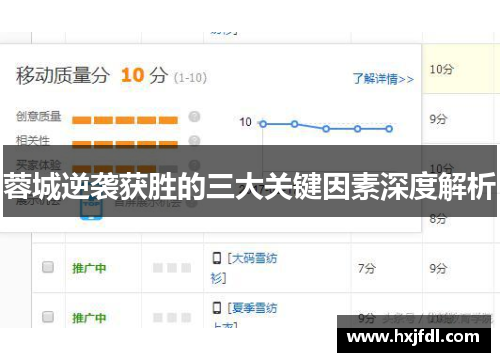 蓉城逆袭获胜的三大关键因素深度解析 蓉城逆袭获胜的三大关键因素深度解析